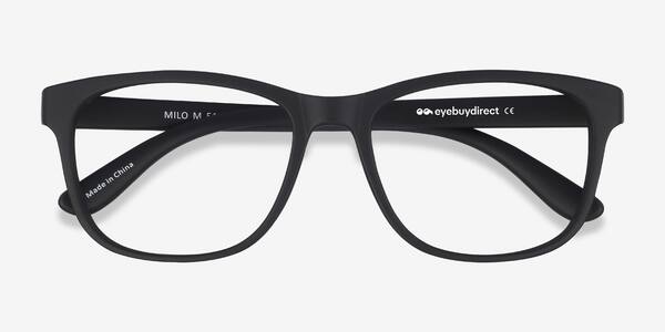 Matte Black Milo -  Plastic Eyeglasses
