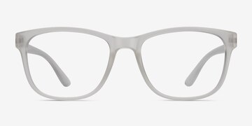 Frosted Clear Milo -  Lightweight Plastic Eyeglasses