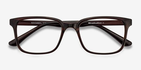 Brun November -  Plastique Lunettes de vue