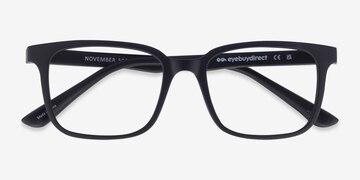 Matte Black November -  Lightweight Plastic Eyeglasses