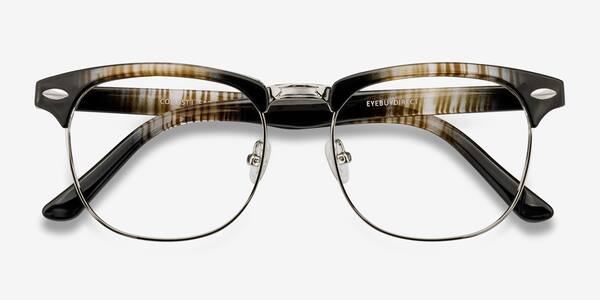 Striped Coexist -  Plastic-metal Eyeglasses