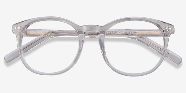 Gray Clear Primrose -  Acetate Eyeglasses