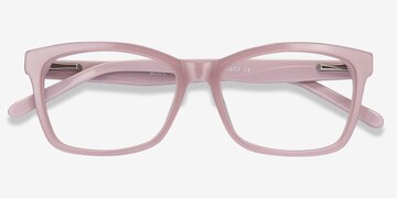 Matte Pink Mode -  Acétate Lunettes de vue