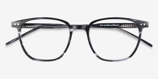 Gray Striped Regalia -  Acetate Eyeglasses