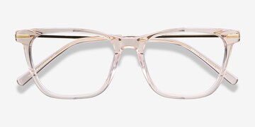Rose Gold Sebastian -  Lightweight Acetate, Metal Eyeglasses
