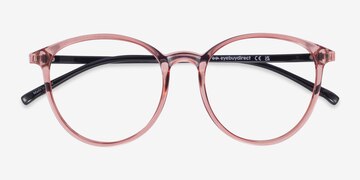 Clear Pink Macaron -  Légèreté Plastique Lunettes de vue