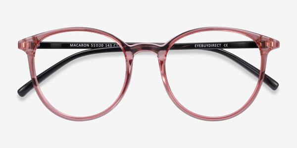 Clear Pink Macaron -  Plastic Eyeglasses