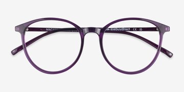 Violet Macaron -  Légèreté Plastique Lunettes de vue