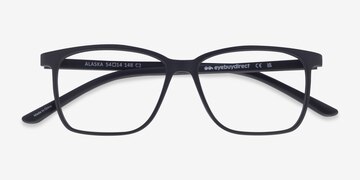 Noir Alaska -  Légèreté Plastique Lunettes de vue