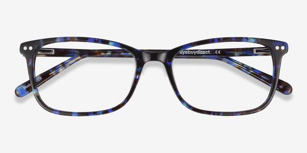 Blue Floral Alette -  Acétate Lunettes de vue