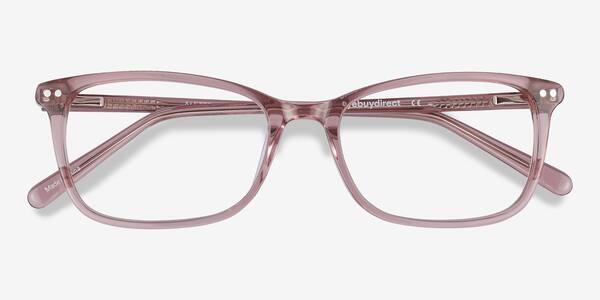 Clear Pink Alette -  Acétate Lunettes de vue