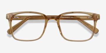 Clear Brown Charlie -  Mode Acétate Lunettes de vue