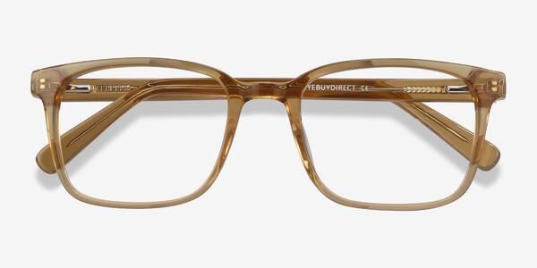 Clear Brown Charlie -  Acetate Eyeglasses