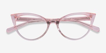 Clear Pink Quartet -  Coloré Acétate Lunettes de vue