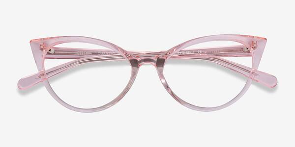 Clear Pink Quartet -  Acetate Eyeglasses
