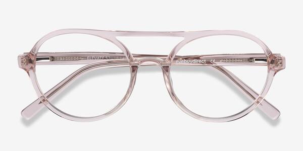 Clear Pink Elevate -  Acetate Eyeglasses
