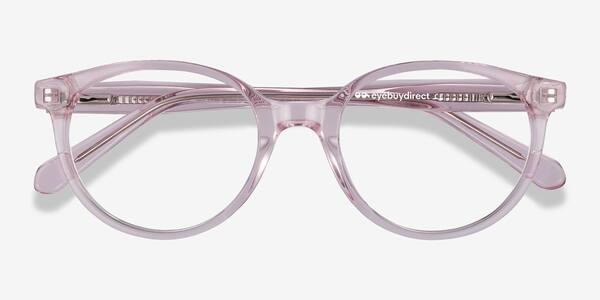 Clear Pink Trust -  Acetate Eyeglasses