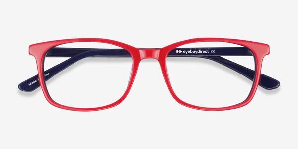 Red & Navy July -  Acetate Eyeglasses