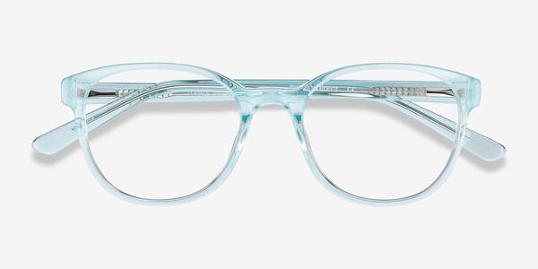 Clear Blue Gable -  Acetate Eyeglasses