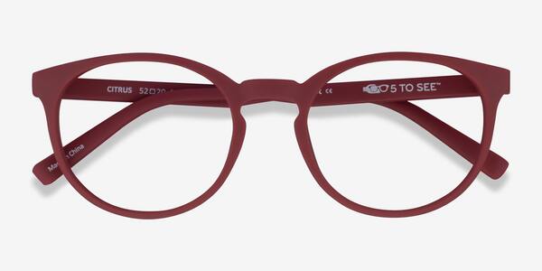 Crimson Citrus -  Eco-friendly Eyeglasses