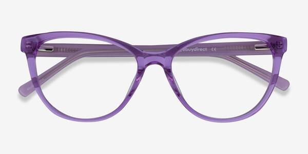 Clear Purple Sing -  Acetate Eyeglasses
