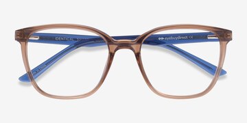 Clear Brown & Blue Identical -  Geek Plastique Lunettes de vue