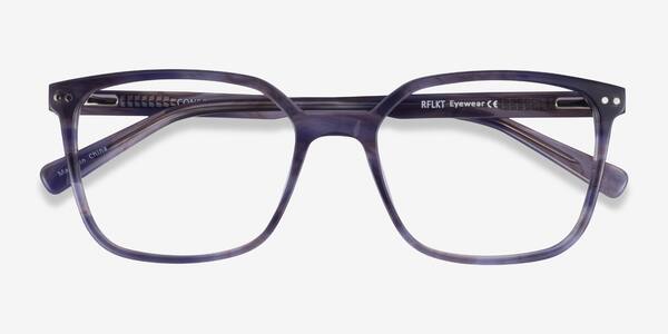 Blue Striped Conscious -  Acetate Eyeglasses