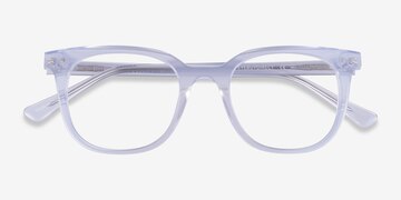 Iridescent Clear Kaleidoscope -  Acetate Eyeglasses