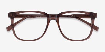 Clear Brown Latitude -  Acetate Eyeglasses