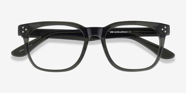Clear Khaki Green Adriatic -  Acetate Eyeglasses