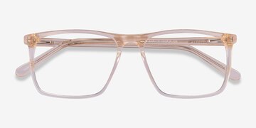 Clear Yellow Fairmont -  Acetate Eyeglasses