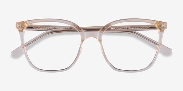 Clear Yellow Carola -  Acetate Eyeglasses