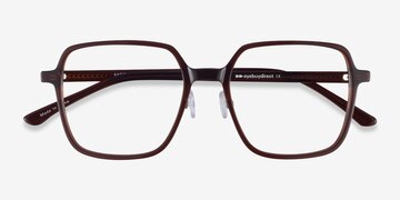 Marron foncé Modern -  Acétate Lunettes de vue