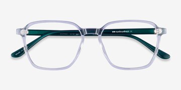 Clear Teal Stage -  Acetate Eyeglasses