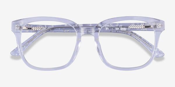 Clear Silver Zesty -  Acetate Eyeglasses