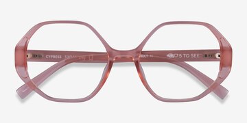 Clear Nude Cypress -  Plastic Eyeglasses