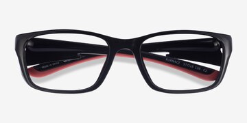 Black Red Furnace -  Plastic Eyeglasses