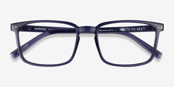 Crystal Dark Blue Moringa -  Eco-friendly Eyeglasses