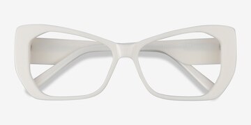 White Deduce -  Acetate Eyeglasses
