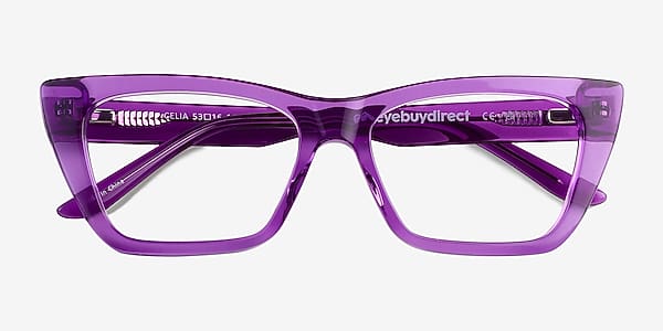 Crystal Purple Celia - Acétate Lunettes de vue Crystal Purple Celia - Acétate Lunettes de vue
