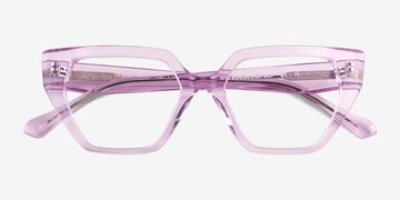 Crsytal Light Purple Dionne -  Acetate Eyeglasses