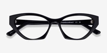 Black Angelina -  Acetate Eyeglasses
