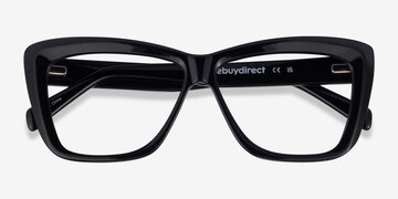 Black Flower Scribble -  Acétate Lunettes de vue