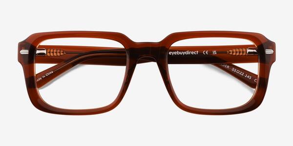 Crystal Dark Brown Wilder -  Acetate Eyeglasses