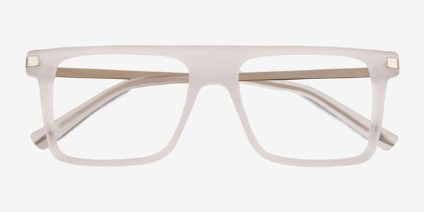 Frosted Clear Motus -  Acetate Eyeglasses