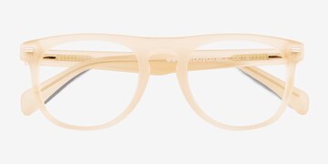 Matte Crystal Melon Chrono -  Acétate Lunettes de vue