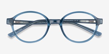 Clear Blue Jabberwocky -  Plastique Lunettes de vue