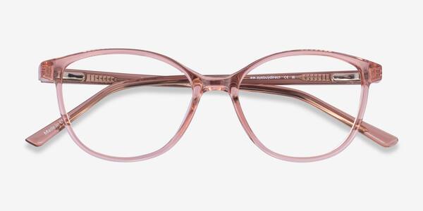 Clear Champagne Dollop -  Plastic Eyeglasses