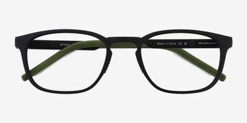 Matte Black Attain -  Plastique Lunettes de vue