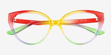 Multicolore Pride On -  Plastique Lunettes de vue